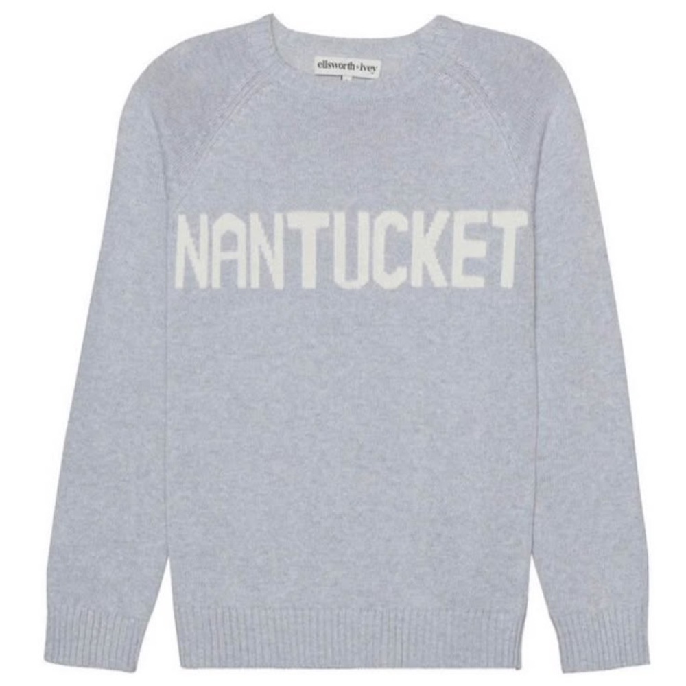 Ellsworth & Ivey small Nantucket gray sweater